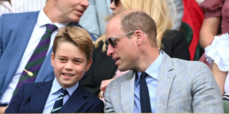 Prince William describes way Prince George is following in
his father’s footsteps